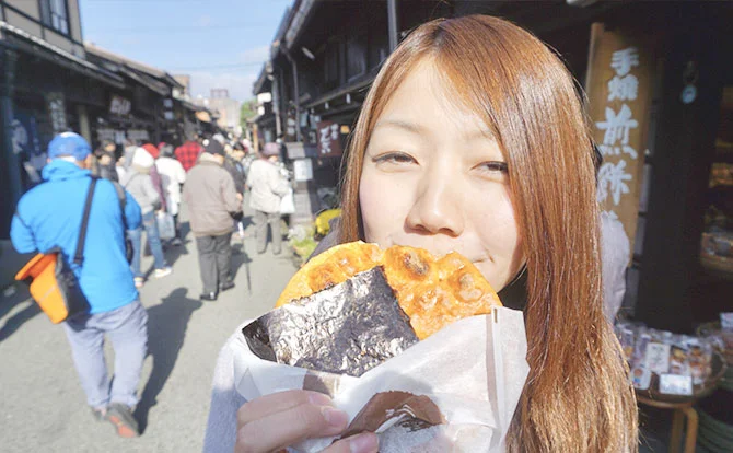 休日はさんまち通りで食べ歩き♪